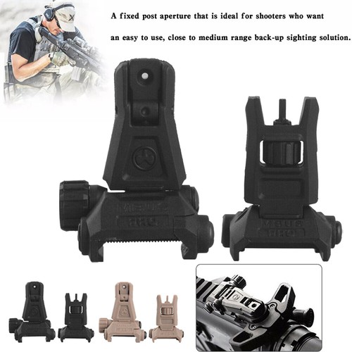 Folding back iron sight - iron,